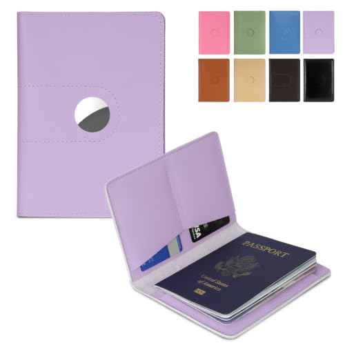 Full Grain Leather Passport Holder Cover for Men and Women Travel