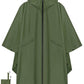 Rain Poncho for Adults with Zipper