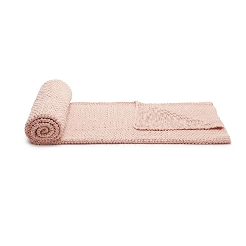 Chunky Cable Knit Throw Blanket for Couch