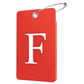 2 Pack Initial Luggage Tags for Suitcases Airplane Travel Essentials (2 Count)
