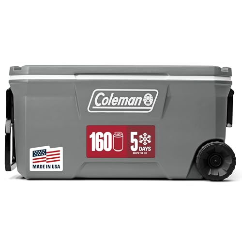 Classic Series Insulated Portable Rolling Cooler with Wheels