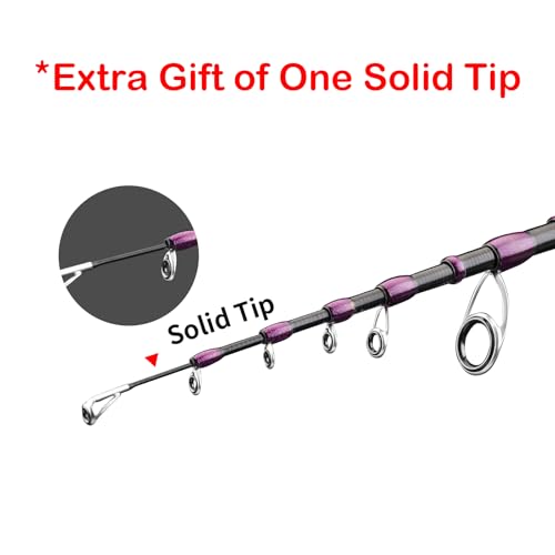 PURELURE Telescopic Fishing Rod Ultralight