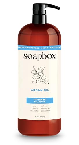 Argan Oil & Vanilla Shampoo for Frizzy Hair (33.8 Fl Oz)