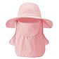 Sun Hats for Men Women Fishing Hat UPF 50+ Breathable Wide Brim Summer UV Protection Hat with Face Cover & Neck Flap