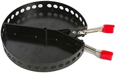 CampMaid Charcoal Holder - Durable Basket for Outdoor Grill or Camp Kitchen Equipment - Adjustable Heat Source Container - Outdoor Cooking Accessories