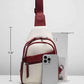 Large Sling Bag for Women Crossbody Purse Leather Fashionable Trendy Chest Bag for Travel