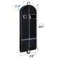 Long Garment Bags for Dresses Coat Bags for Travel & Storage 60 in
