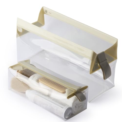 Parcel Clear Travel Kit with Zipperless Magnetic Closure