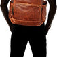 Logan Backpack Backpack Cognac Antique Pull Up One Size