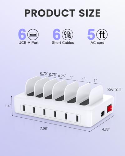 50W Charging Station for Multiple Devices