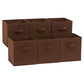 Collapsible Fabric Storage Bins with Handles (6 Count)