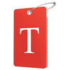 2 Pack Initial Luggage Tags for Suitcases Airplane Travel Essentials (2 Count)