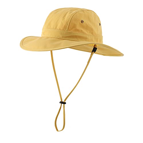 Summer UPF 50+ Men's Bucket Sun Hat Wide Brim Fishing Hat Safari Hat