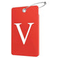 2 Pack Initial Luggage Tags for Suitcases Airplane Travel Essentials (2 Count)