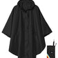 Unisex Rain Poncho Hooded Waterproof Raincoat for Adults Women