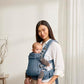 BabyBjörn Baby Carrier Harmony, Woven mélange, Blue | 3-in-1 Ergonomic Baby Carrier; Newborn, Facing-in, Outward-Facing, and Back Carrying Positions Supported (7-40 lbs), Newborn to Toddler
