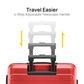 Medium Checked Luggage 24 Inch