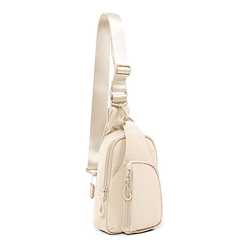 Sling Bag with Adjustable Straps Crossbody Chest Bag Lightweight Small Backpack for Casual Outdoor Traveling Hiking