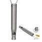 Titanium Emergency Whistle with Hidden Pill Holder Case