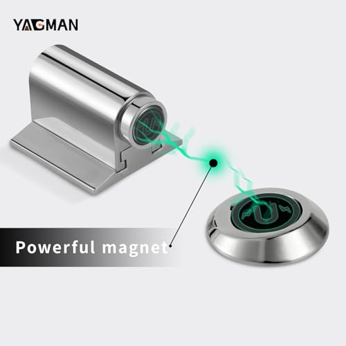 2 Pack Magnetic Door Stopper Floor Mount (2 Count)