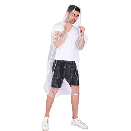 Disposable Rain Ponchos for Adults
