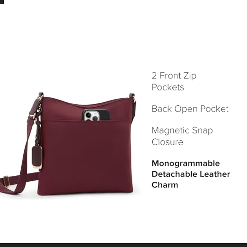 Womens Tyler Crossbody Wine One Size