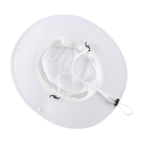 UPF50+ Mens Sun Hat Wide Brim Womens UV Protection Beach Bucket Hat Airy Fishing Hat Hiking Snap Up Cowboy Hat