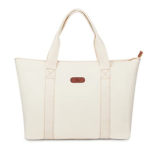 BRIDAL White Canvas Tote Bag