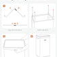 100L Laundry Hamper with Lid