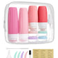 18 Pack TSA Approved Travel Bottles for Toiletries (3.9 Count)