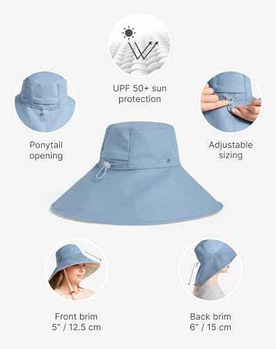 Women's Ultra Wide Cotton Linen Hat UPF 50+