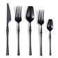 20 Piece Matte Black Silverware Set for 4 (4 Count)