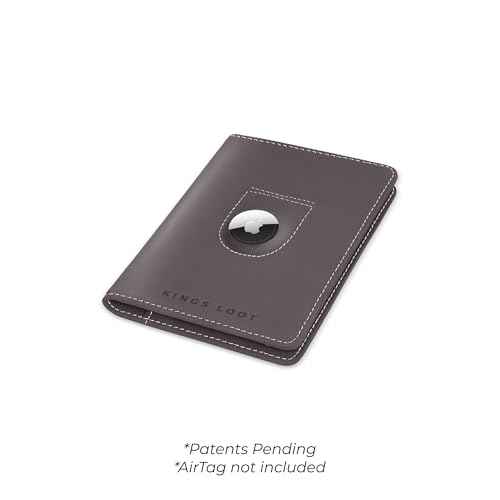 Passport Wallet with AirTag Holder