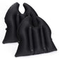 2-Pack 2-in-1 Inflatable Seat Cushion & Lumbar Support,Black (2 Count)