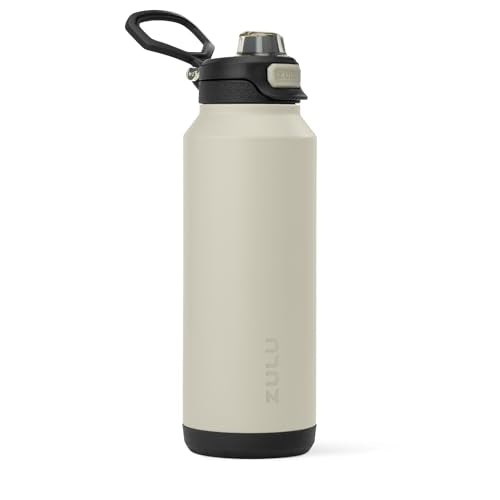 Powerfill Pro 40oz Stainless Steel Sip or Chug Water Bottle