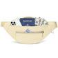 Large Yellow Waist Bag Sling Fanny Pack for Women Trendy Travel Essential