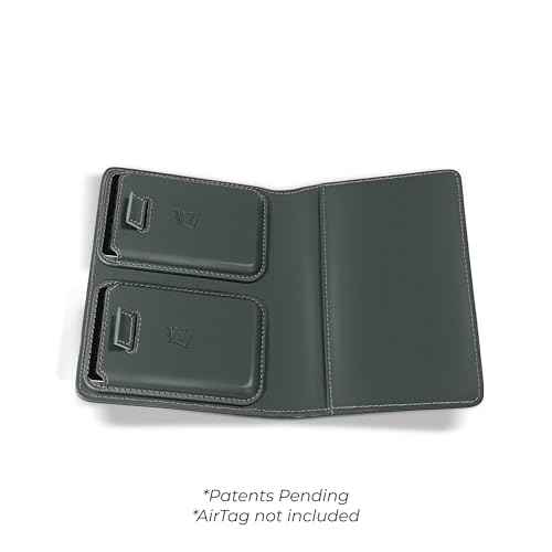 Passport Wallet with AirTag Holder