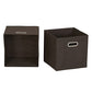 Fabric Storage Bins in Strong Poly‑Woven Fabric with Sturdy Chipboard Sides