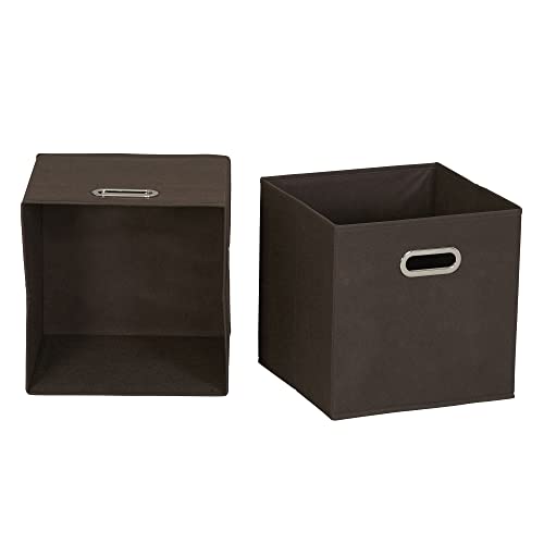 Fabric Storage Bins in Strong Poly‑Woven Fabric with Sturdy Chipboard Sides
