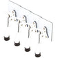 Door Stopper with Adhesive Bracket Stickers