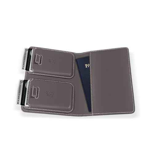 Passport Wallet with AirTag Holder