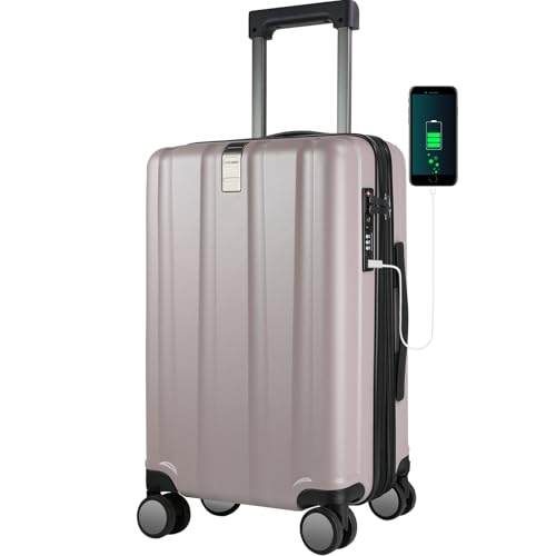 Carry On Luggage Suitcase Rolling Luggage