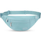 Large Dusty Blue Fanny Pack for Women Crossbody Bag Travel Essential