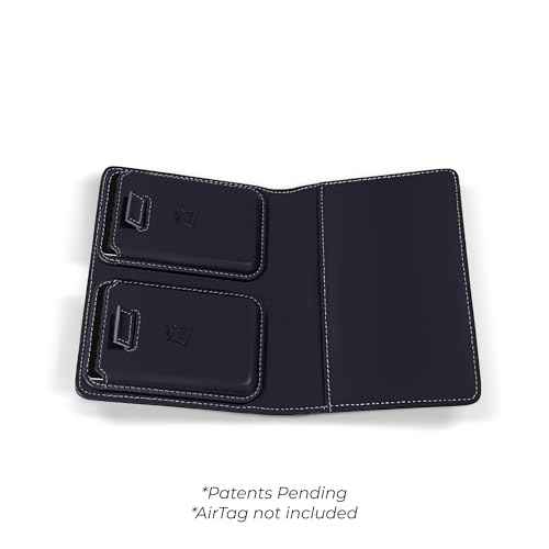 Passport Wallet with AirTag Holder