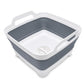 Collapsible Dish Basin with Drain Plug