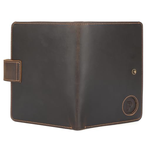 Polare Luxury RFID Blocking Leather Passport Holder Travel Wallet For Men and Women