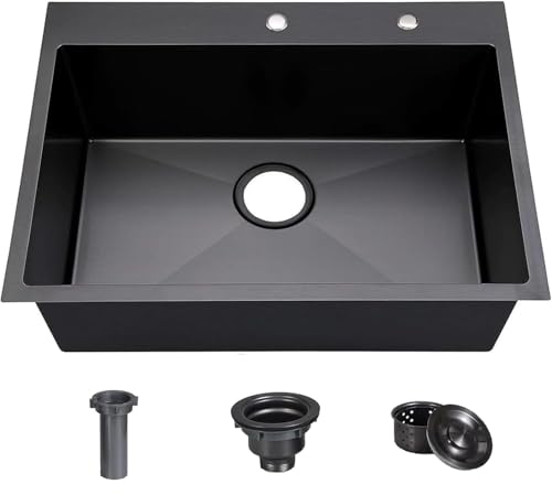 33 Inch Black Kitchen Sink