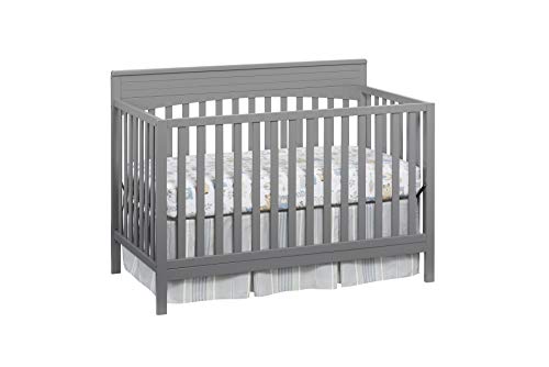 Harper 4-in-1 Convertible Crib, Dove Gray, GreenGuard Gold Certified