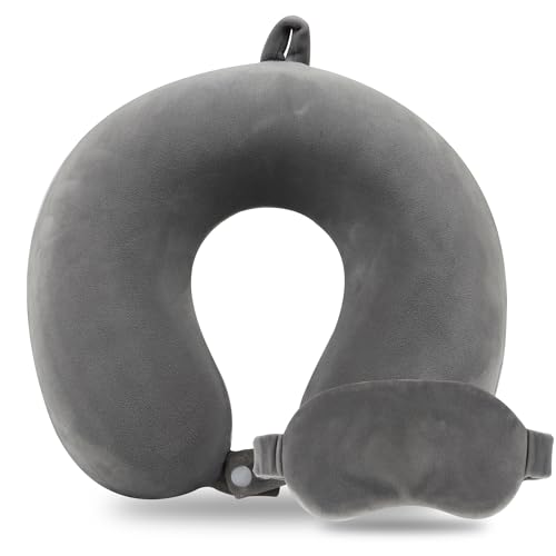 Pure Memory Foam Travel Pillow Set for Adults