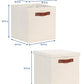 Foldable Fabric Storage Bins with Lids (2 Count)